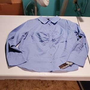 NWT Dana Buchman Metropolitan Chic Dress Shirt Size 16